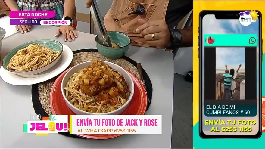 Receta: Macarrones con lomo (final)