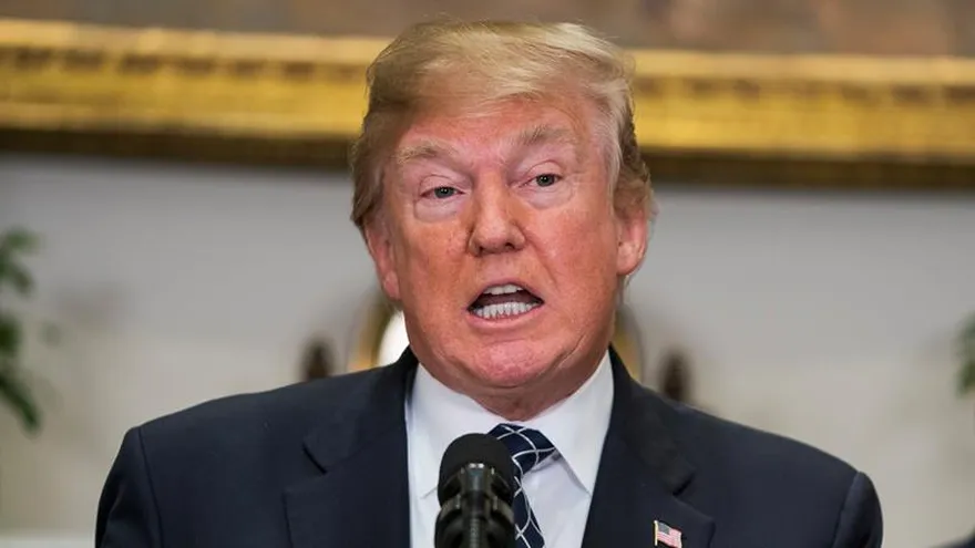 Donald J. Trump, presidente estadounidense.