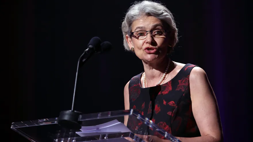 La directora general de la UNESCO, Irina Bokova
