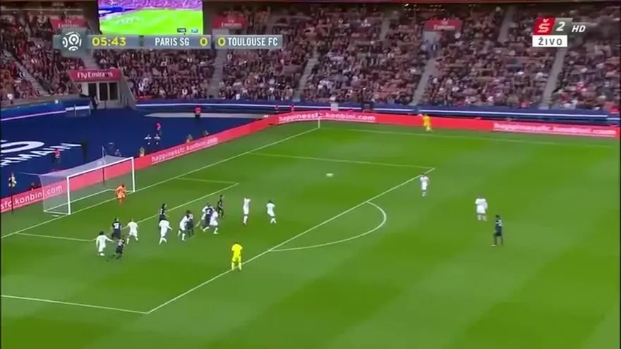 Paris Saint Germain derrotó 5-0 a Toulouse