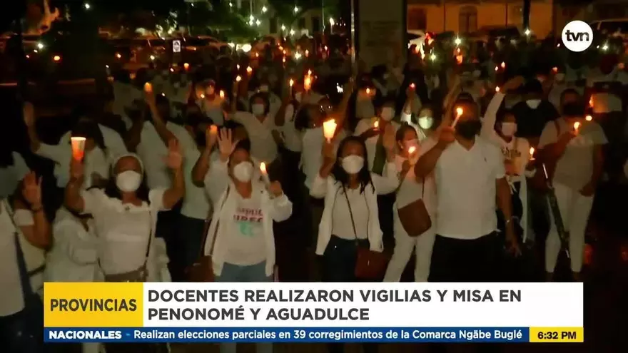 Penonomeños realizaron vigilia