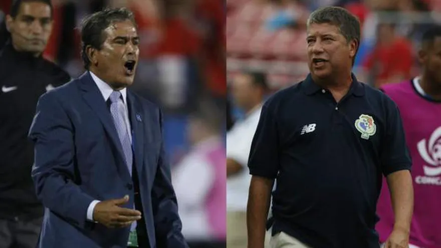 Jorge Luis Pinto (izq.) se las verá con "Bolillo" Gómez el próximo 11 de noviembre.