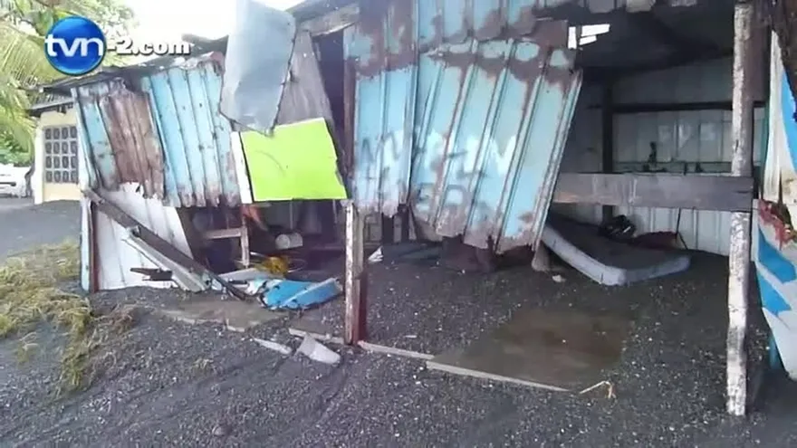 8 viviendas afectados por fuertes oleajes en Chiriquí