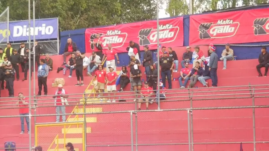 Panameños en el estadio