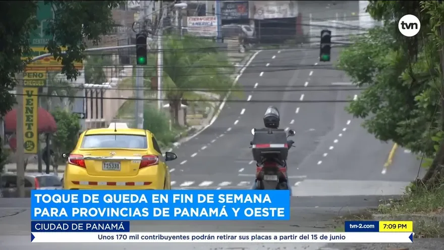 Toque de queda en fin de semana para provincias de Panamá y Oeste