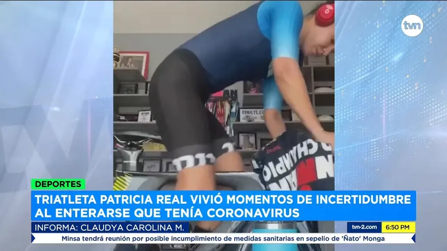 Triatleta Patricia Real cuenta su experiencia al padecer COVID-19
