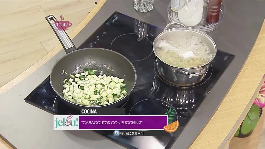 Pasta de caracolitos con Zucchini