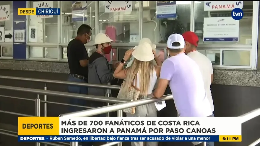 Fanáticos ticos llegaron a Panamá por tierra para apoyar a Costa Rica