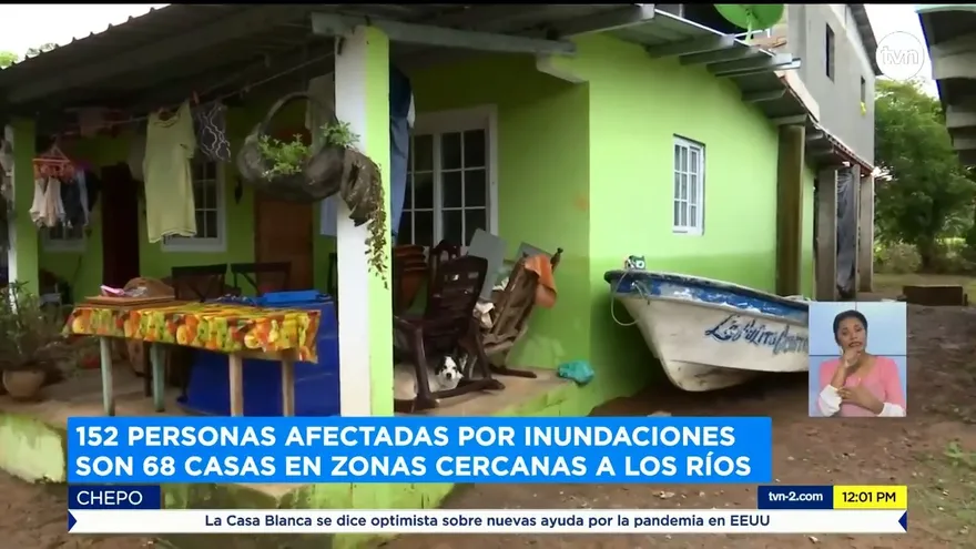 68 casas afectadas por inundaciones en Chepo