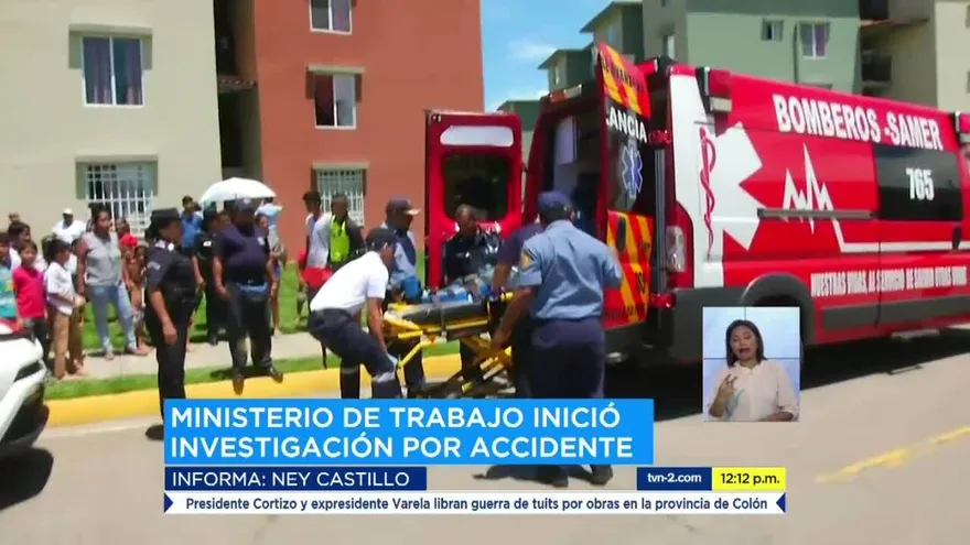 Investigan accidente laboral en Santiago