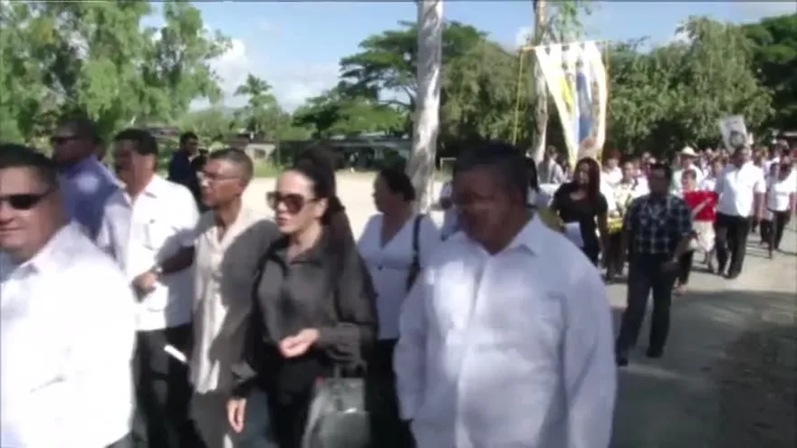 En el interior, recuerdan a héroes del 9 de enero