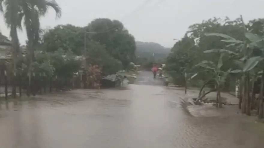 Mal tiempo en la provincia de Chiriquí.