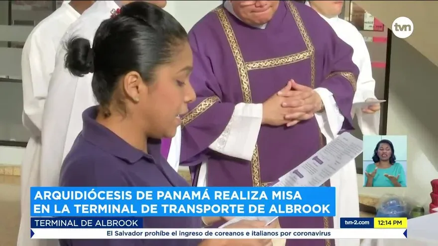 Imponen ceniza en la Terminal de Albrook