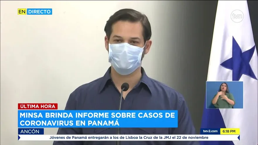Ministro de Comercio sobre casos de COVID-19 en Panamá