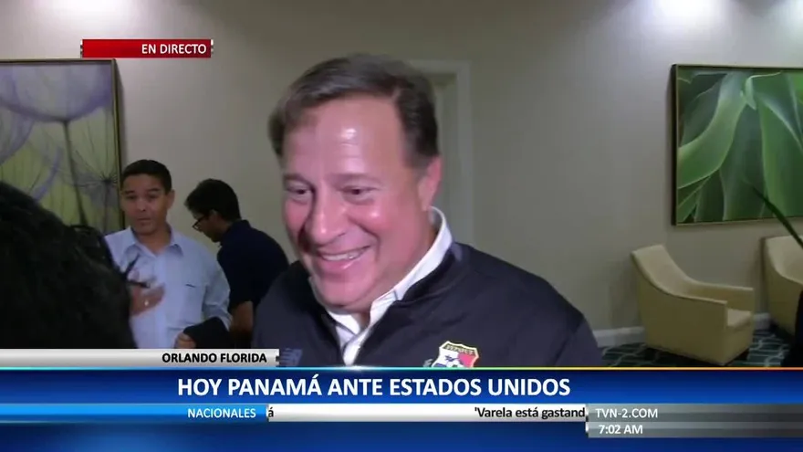 Varela se reúne con la selección panameña