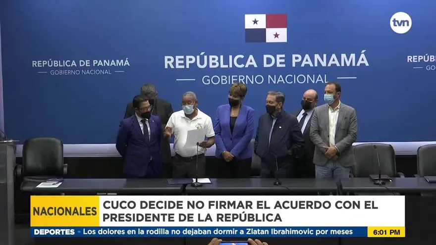 Coalición de la Unidad por Colón rechaza propuesta del Gobierno