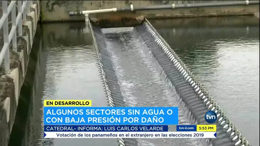 Reportan baja presión y falta de suministro de agua debido a falla en potabilizadora de Chilibre