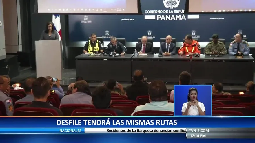 Autoridades dan detalles de los desfiles patrios