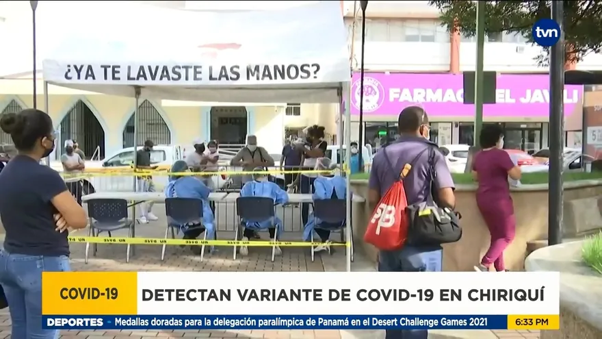 Detectan variante de la covid-19 en Chiriquí
