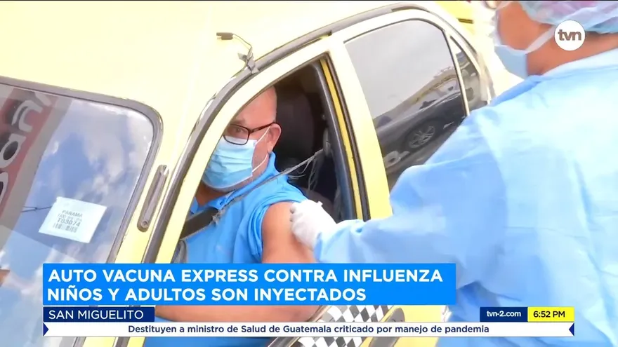 Vacuna express en San Miguelito.