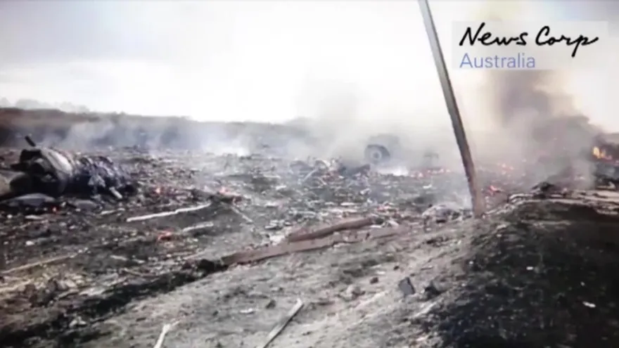 Estupor por video de derribo de avión en Ucrania