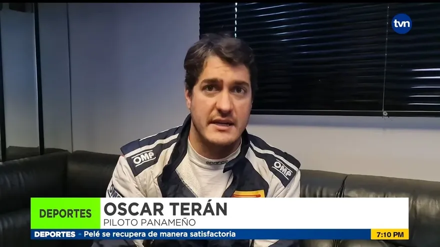 El piloto panameño Oscar Terán listo para competir este fin de semana