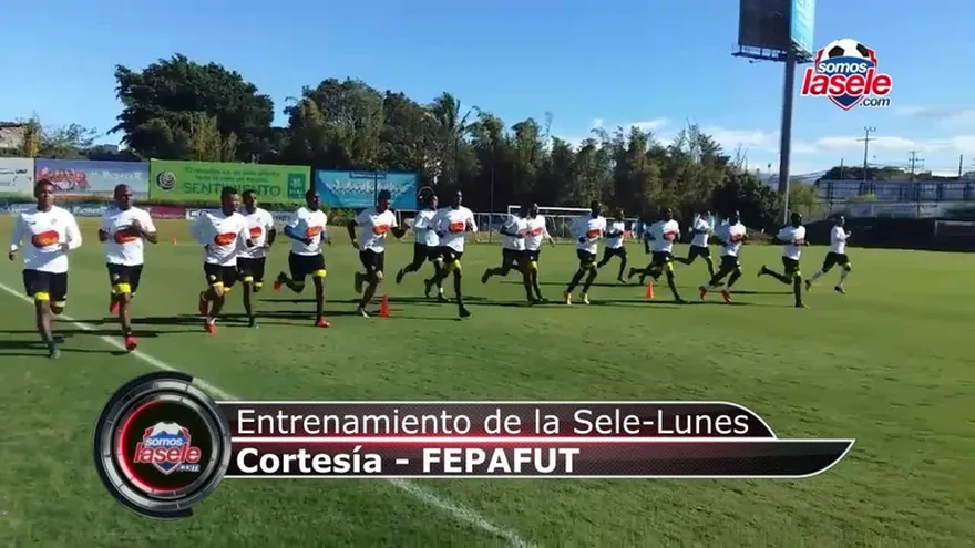 Vistas desde Costa Rica con el entrenamiento matutino de la Sele