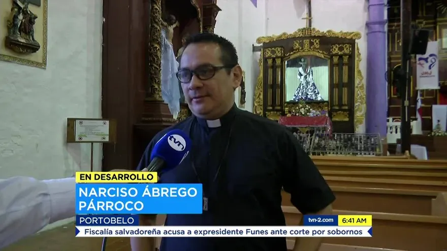 Iglesia en Portobelo abre sus puertas a miles de peregrinos