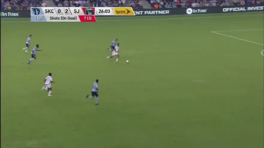 El primer gol de Aníbal Godoy en la MLS