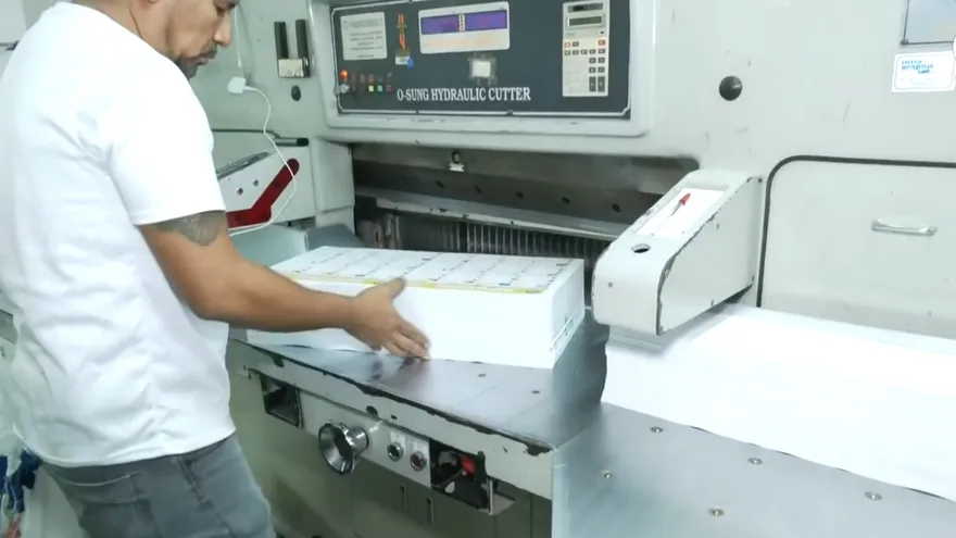 Papeletas de para las elecciones ya se están imprimiendo