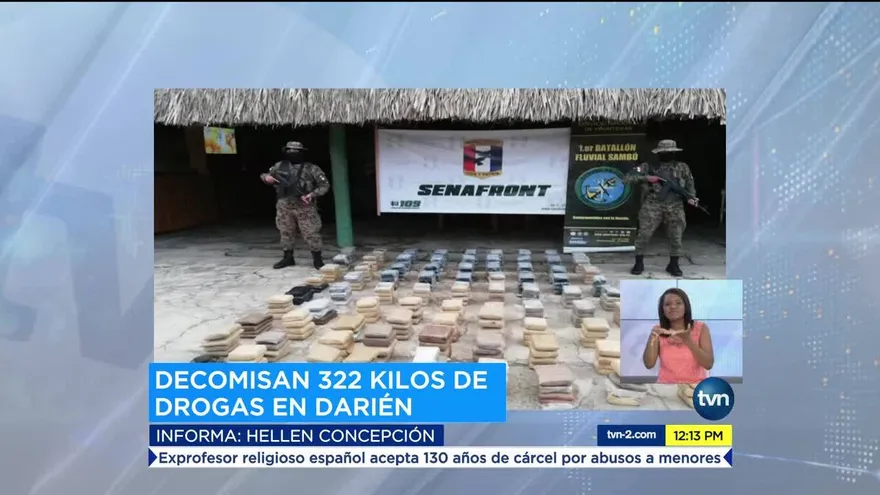 Senafront incauta más de 300 paquetes de droga en Darién