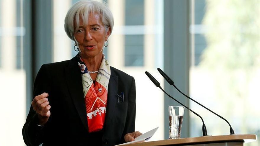 La directora gerente del FMI, Christine Lagarde.