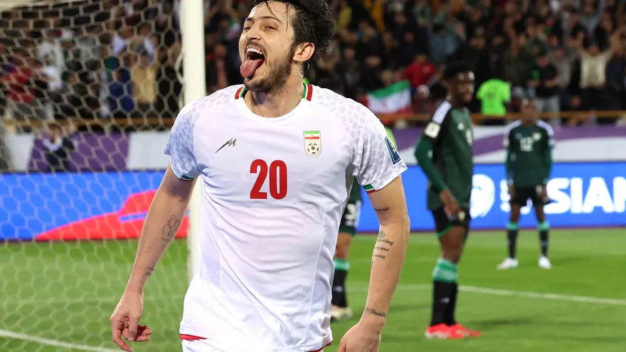 Sardar Azmoun estrella de la selección de Irán