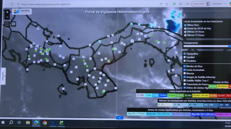 Sistema frontal sigue influyendo en el clima del país