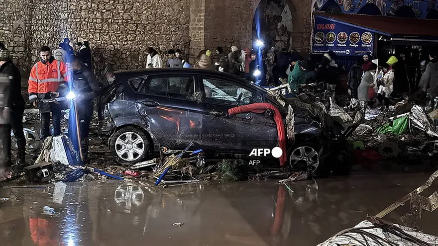 Inundaciones en Marruecos
