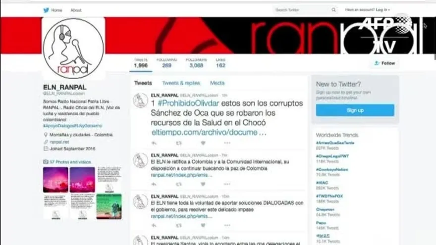 ELN niega incumplimiento de acuerdo con gobierno de Colombia