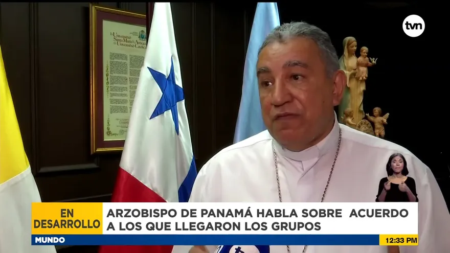 Monseñor Ulloa aclara que se buscará en la mesa única de diálogo este martes