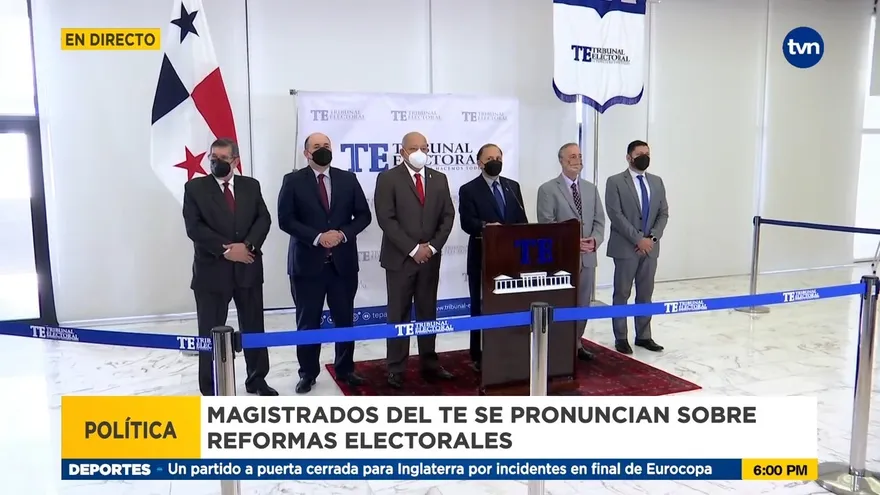 Magistrados del Tribunal Electoral se pronuncian sobre las reformas electorales