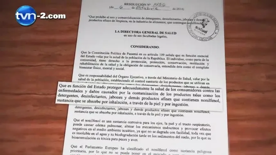 Minsa prohíbe uso de detergentes con nonilfenol