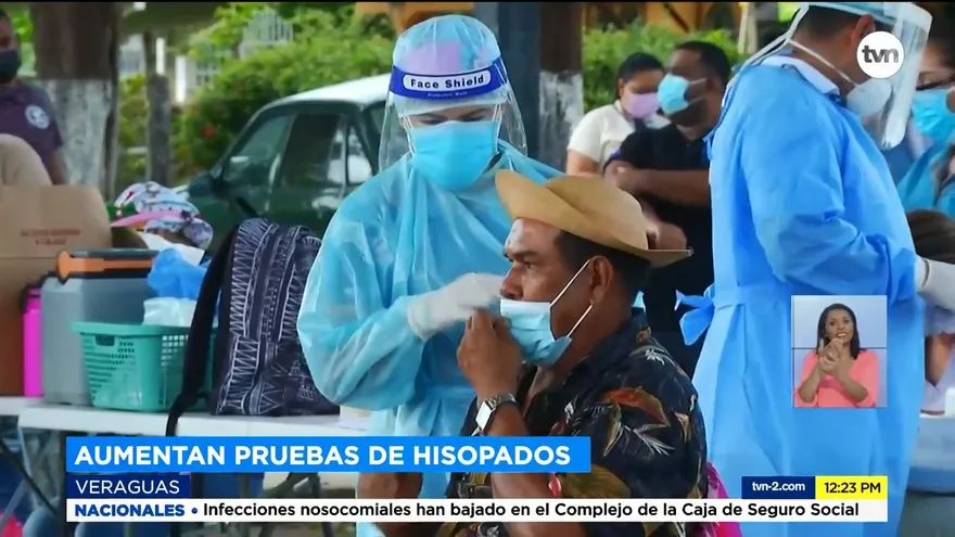 Incrementan número de pruebas COVID-19 en puestos fijos de Veraguas