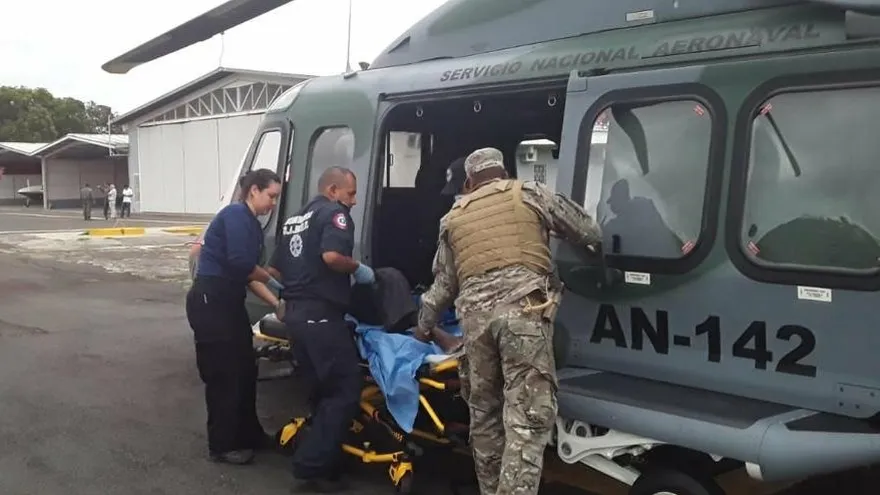 La operación para rescatar a dos nicaragüenses en aguas del pacífico panameño