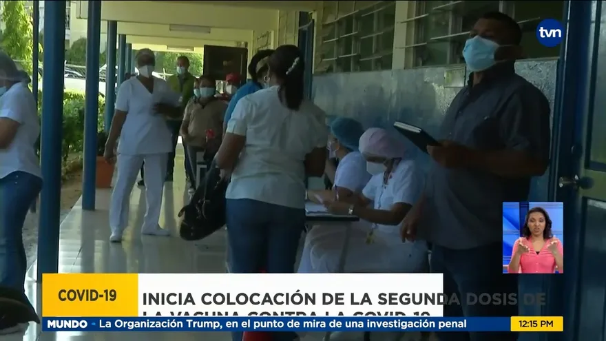 Docentes de la provincia de Herrera reciben segunda dosis de vacunas contra la COVID