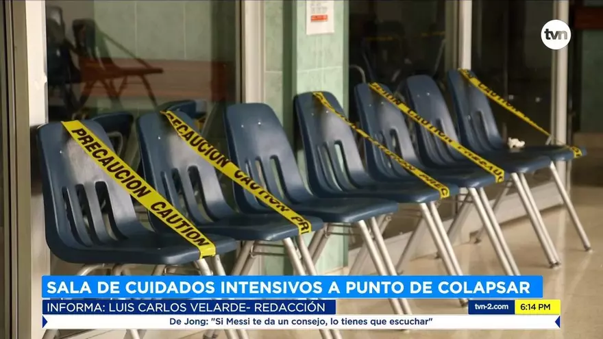 Cuidados intensivos de la CSS solo cuenta con cinco camas
