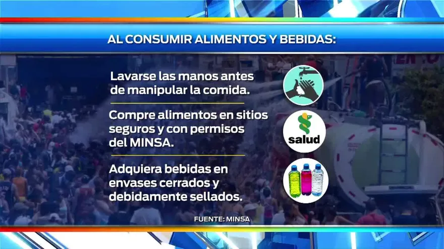 ¿Qué cosas jamás debería comer en la calle durante los Carnavales?