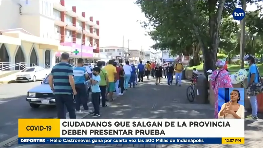 Siguen las jornadas de hisopados en varios puntos de Chiriquí