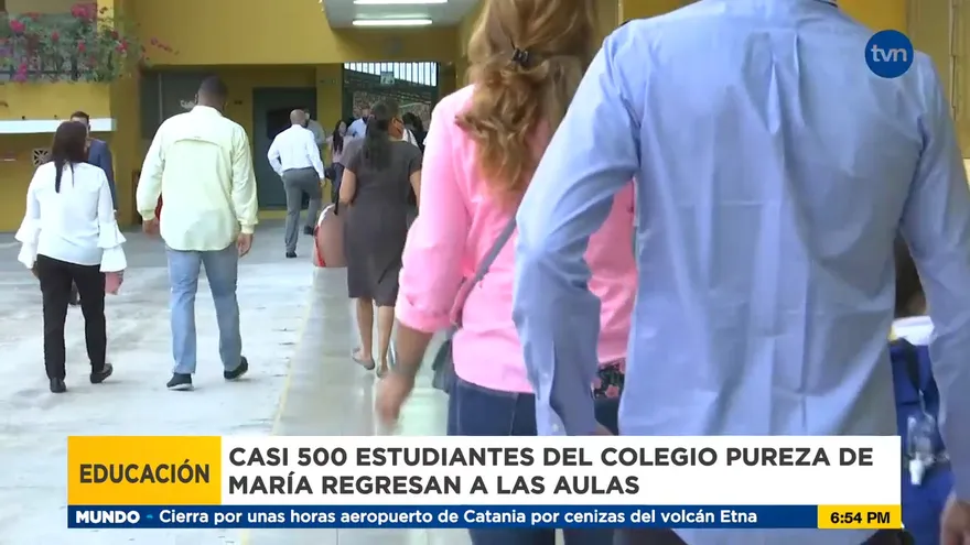 El entusiasmo de los niños por regresar a clases este lunes