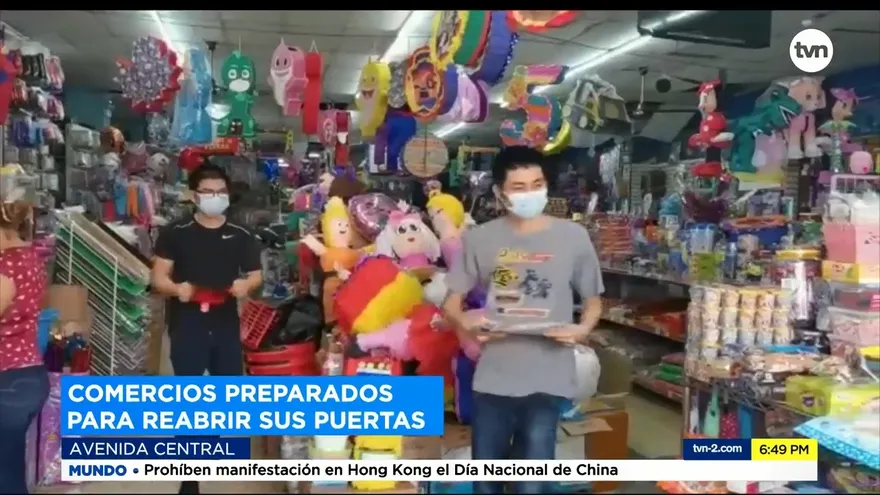 Comercios preparados en La Peatonal para reabrir sus puertas