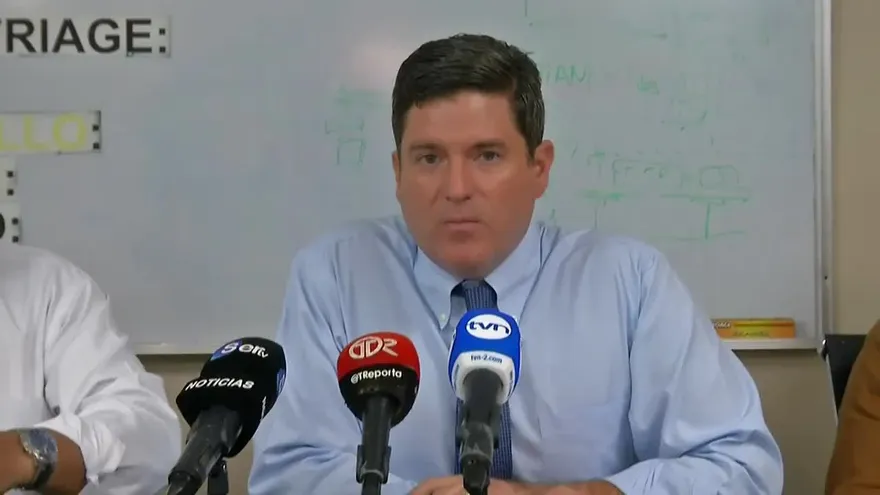 Copa da conferencia de prensa tras suspensión de vuelos en Tocumen