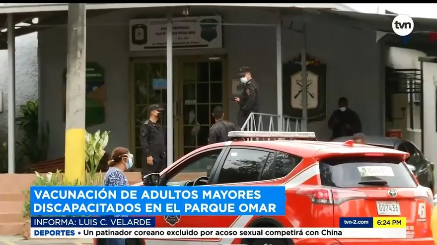 Vacunación para personas con discapacidad sigue en el Parque Omar