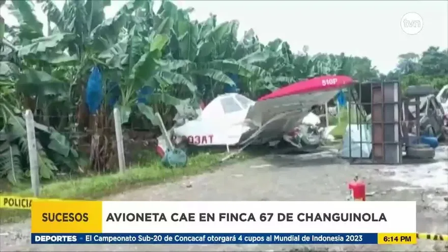 Se estrella avioneta en Bocas del Toro
